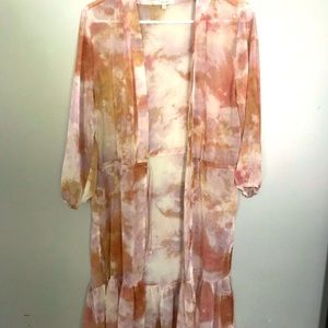 Kimono pink/cream
